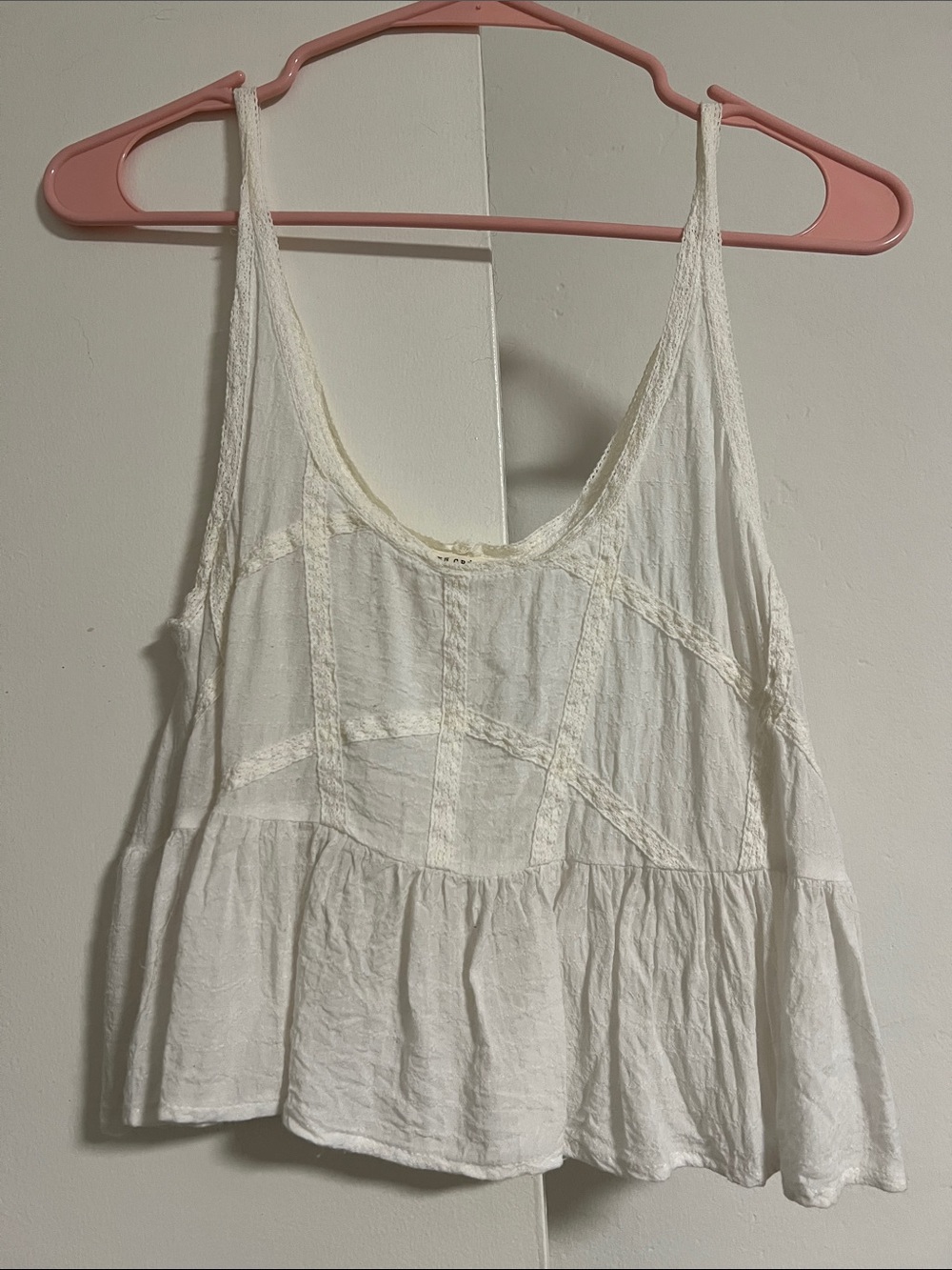 Women's White Crop Top